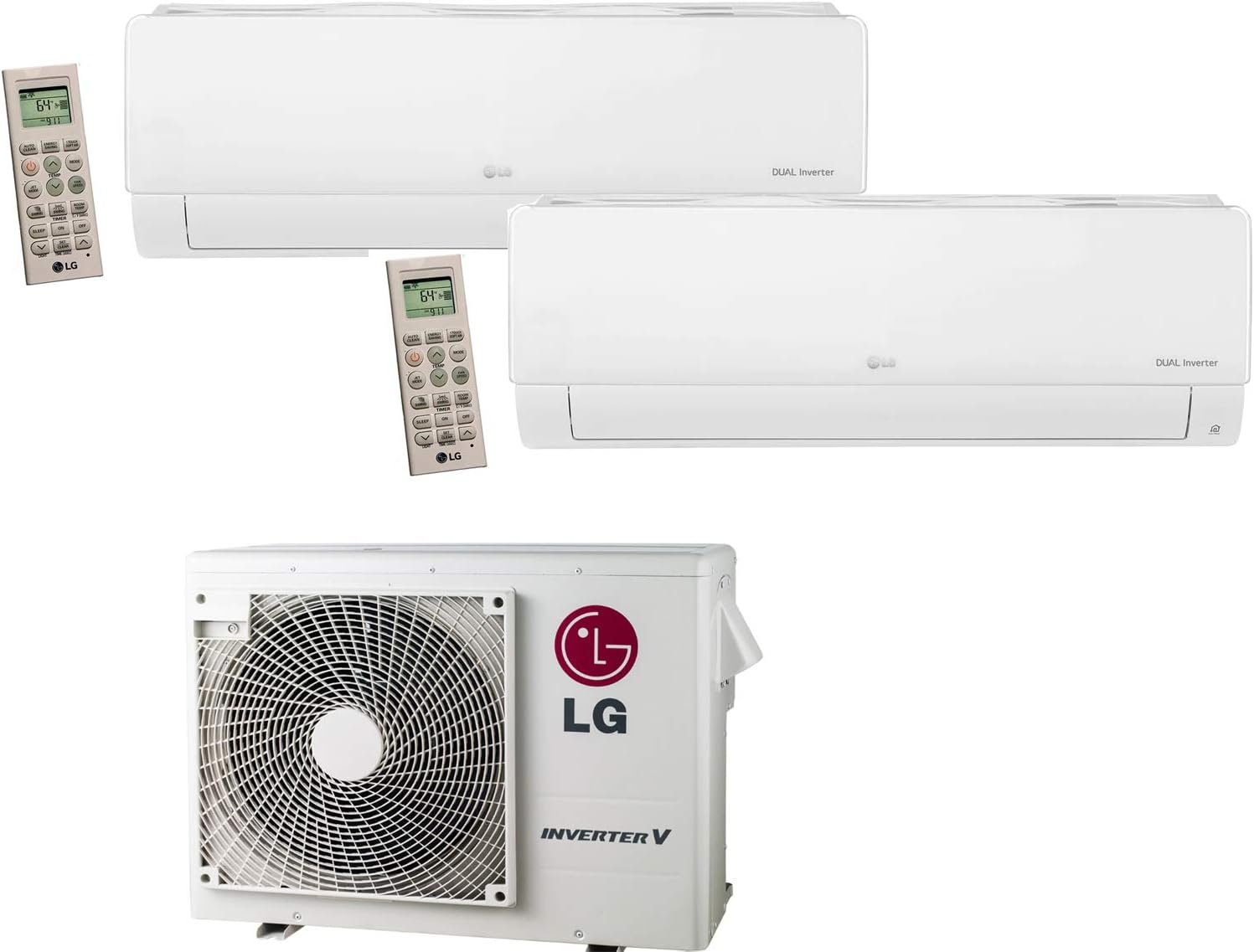 61zfIuR-i2BL._AC_SL1500_.jpg مكيف سبليت جداري إل جي Inverter Super Smart WIFI بارد فقط 1 طن - الصورة 1